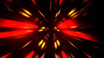 Red and Orange Infinity Neon Abstract Tunnel Background VJ Loop I 4K video