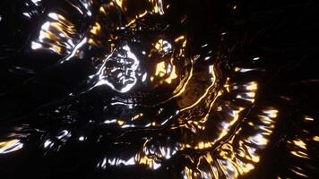 Silver and Gold Beautiful Abstract Liquid Background VJ Loop I 4K video