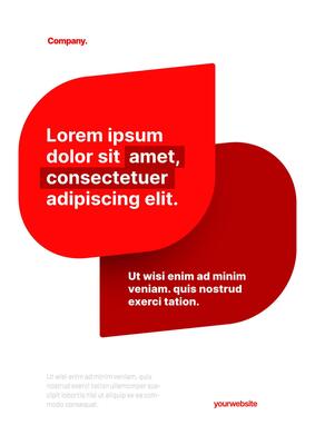 Simple layout template for companies or any business related. With a frame for your message. Design for flyer, poster, cover, brochure, banner or any layout.