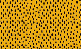 Simple yellow background with small black lines. Seamless pattern vector