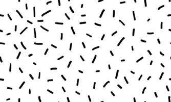 Simple seamless pattern with small black lines. wallpaper with hand drawn sprinkles. vector