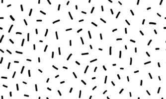 Simple seamless pattern with small dashes. wallpaper with hand drawn sprinkles. vector