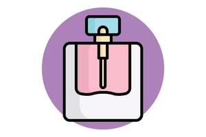 Perfume icon. colored outline icon style. icon related to party, valentine. valentine day elements illustration vector