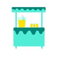 Lemon stand in for bazaar design in ramadan. Food element. Drink element vector