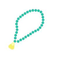 Tasbih for dhikr illustration for your ramadan or islamic design. Islamic element. Ramadan element vector