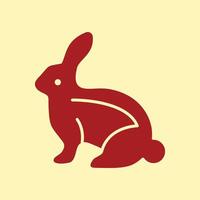 Bunny trendy artwork good abstract illustration colorful valuable design vector