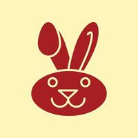 Bunny Easter trendy artwork charming abstract illustration colorful valuable design vector