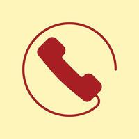 Call phone trendy artwork charming abstract illustration colorful valuable design vector