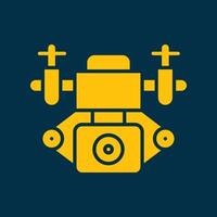 Drone camera trendy artwork ravishing abstract illustration colorful valuable design vector