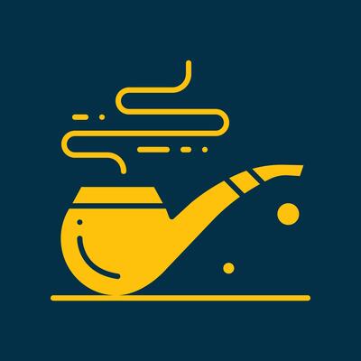 Pipe Smoke trendy artwork beauteous abstract illustration colorful valuable design