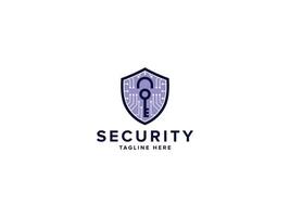 Dynamic Circuit Security Logos, Electrifying Safety Designs vector