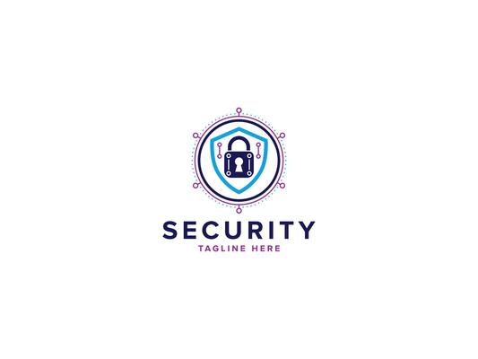 Tech-Inspired Security Logos, Future-Ready Protection Symbols