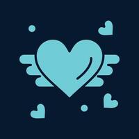 Love Heart trendy artwork delightful abstract illustration colorful valuable design vector