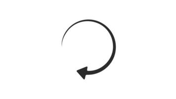 Smooth transition animations for app, web, and mobile waits. Modern and minimalist design 4k resolution with white background video