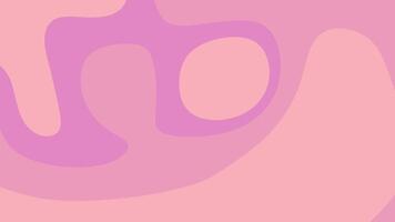 Abstract Pink and Peach Wave Background Design Fluid Organic Shapes and Soft Pastel Color Palette for Modern Graphic Design Projects video