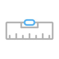 Spirit level icon. Concept of construction, measurement, and accuracy. vector