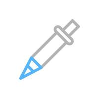 Color picker tool icon. Concept of design, creativity, and art. vector