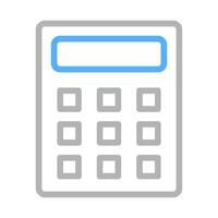 Calculator icon. Concept of accounting, finance, and mathematics. vector