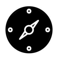 Compass icon for navigation and orientation. Concept of direction, guidance, and exploration. vector