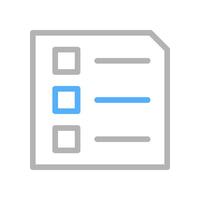 Checklist icon, task management and organization concept, illustration. vector