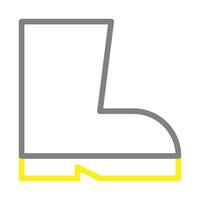 Safety boot icon. Concept of workwear, protection, and safety. vector