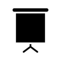 Projector screen icon. Concept of presentation, business, and education. vector