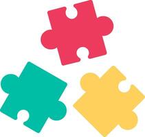 Puzzle Flat Style Illustration vector