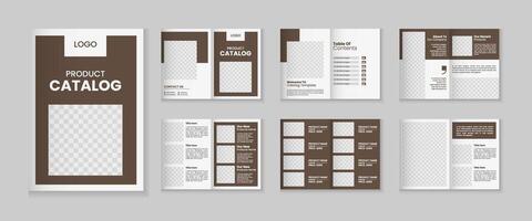Organized 12-Page Layout Design for your business vector