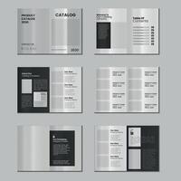 Trendy 12-Page Brochure Design vector