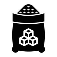 Sugar Icon Design vector