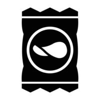 Crisps Icon Design vector