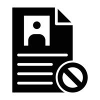 Resignation Icon Design vector