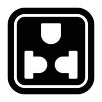 Socket Icon Design vector