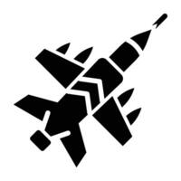 Jet Plane Icon Design vector