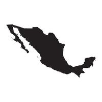 Mexico Map Icon Design vector