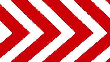 Red and White Arrow Head Moving to The Right. Motion Background Animation Concept video