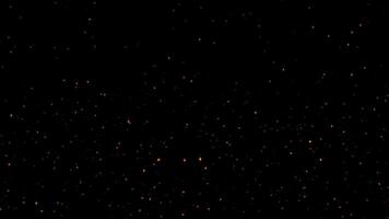 Loop gold star particles flow to top right abstract background video