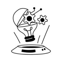Conceptual futuristic designs and innovations driving the metaverse vector