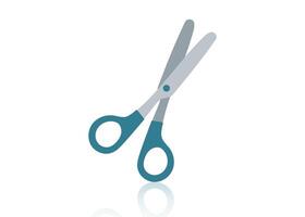 Scissors isolated on white background. vector