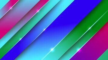 abstract colorful diagonal stripe with shadow light shape line decoration background. vector
