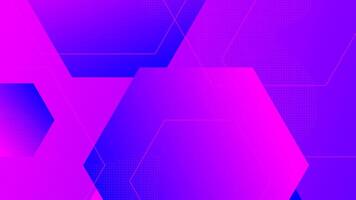 abstract dark purple liquid color gradient hexagon geometric fluid shape background. vector