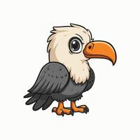 Happy Cartoon Eagle Illustration vector