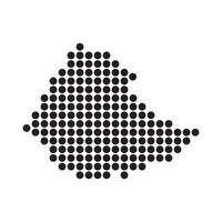 Ethiopia Map Icon design vector
