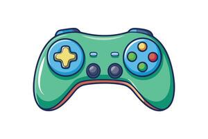 Fun and modern game controller graphic, suitable for game design, gamer community branding, or technology related content vector