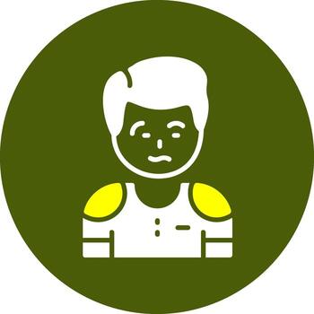 Intrigue Circle Style Two color Emotion Icon vector