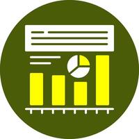 Conversion funnel Solid Colorful Icon vector