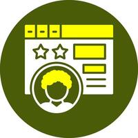 User experience Solid Colorful Icon vector