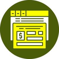 Conversion tracking Solid Colorful Icon vector