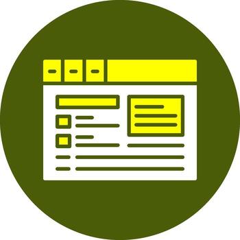 Schema markup Solid Colorful Icon vector