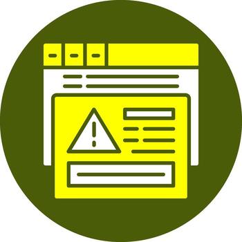 404 error Solid Colorful Icon vector